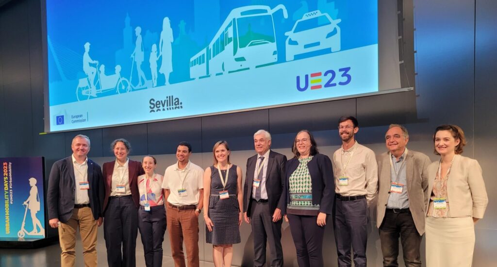 DTV Consultants op podium Urban Mobility Days 2023 in Sevilla