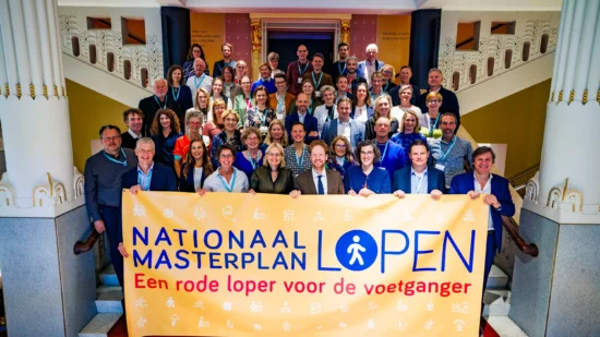 Nationaal Masterplan Lopen: de rode loper uitleggen voor de voetganger